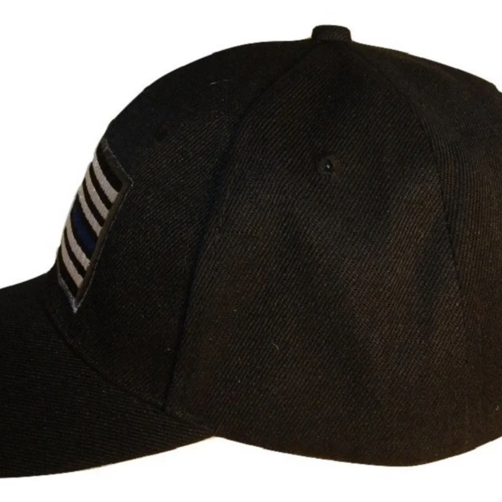 Bundle 6 FireMan USA Red Line Flag Black Baseball Cap Fire Man New